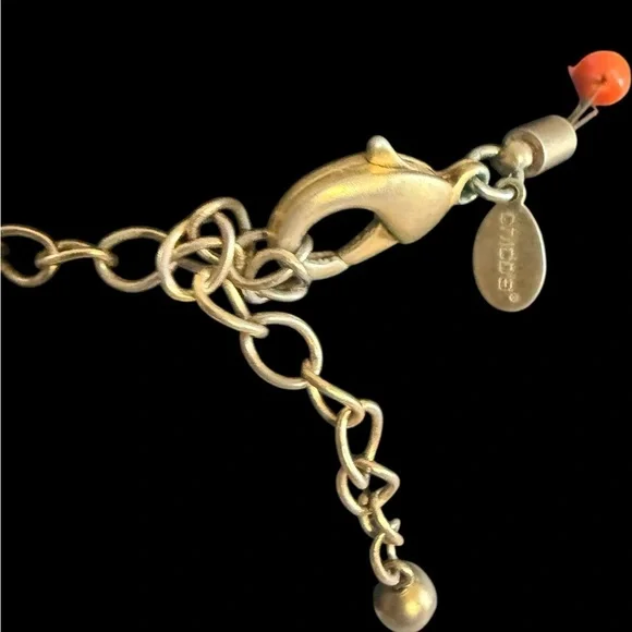 Chico's Vibrant Red and Orange BoHo Beaded Necklace💕 - Picture 3 of 3